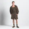 Skims Fleece Lounge In Brown
