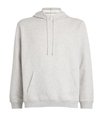 Skims Fleece Lounge Classic Hoodie In Grey
