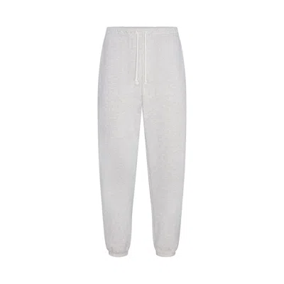 Skims Fleece Lounge In Light Heather Grey
