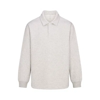 Skims Fleece Lounge In Light Heather Grey