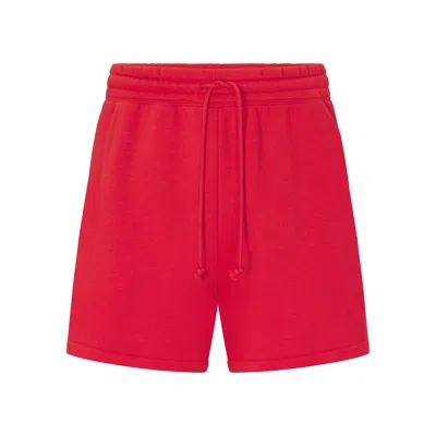 Skims Fleece Lounge In Red