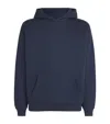 Skims Fleece Lounge Relaxed Hoodie In Navy