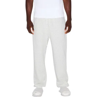 Skims Fleece Lounge Relaxed Joggers In Gray