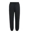 Skims Fleece Lounge Relaxed Sweatpants In Black