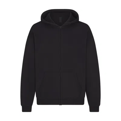 Skims Fleece Lounge In Washed Onyx