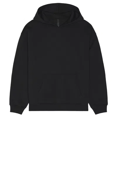 Skims Fleece Relaxed Hoodie In Gray