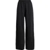 Skims Fleece Sweatpants In Black