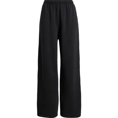 Skims Fleece Sweatpants In Black