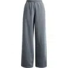 Skims Fleece Sweatpants In Gray