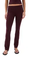 Skims Fold Over Pants Currant In Currant