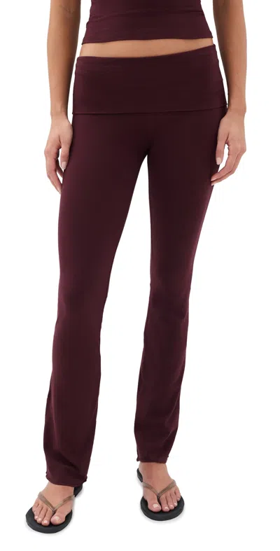 Skims Fold Over Pants Currant