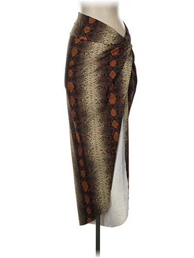 Skims Formal Skirt In Silver
