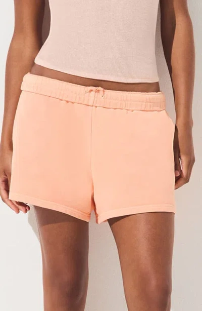 Skims French Terry Classic Shorts In Pink
