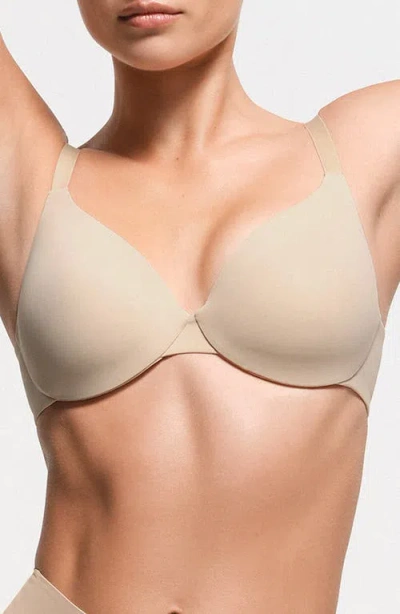 Skims Full Coverage Lightly Lined Bra In Clay