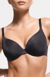 Skims Ultimate Collection Teardrop Underwire Push-up Bra In Onyx