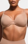 Skims Full Coverage Lightly Lined Bra In Sienna