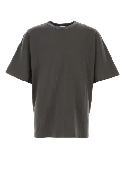 Skims Graphite Stretch Mini T-shirt In Gray