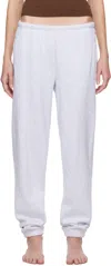 Skims Revised Classic Cotton Blend Fleece Sweatpants In Light Heather Grey