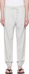 Skims Gray Fleece Lounge Relaxed Sweatpants