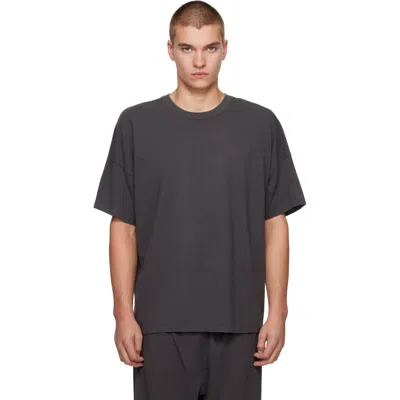 Skims Gray Jersey Lounge Oversized T-shirt In Ash