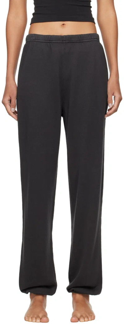 Skims Gray Modal French Terry Classic Lounge Pants In Ash