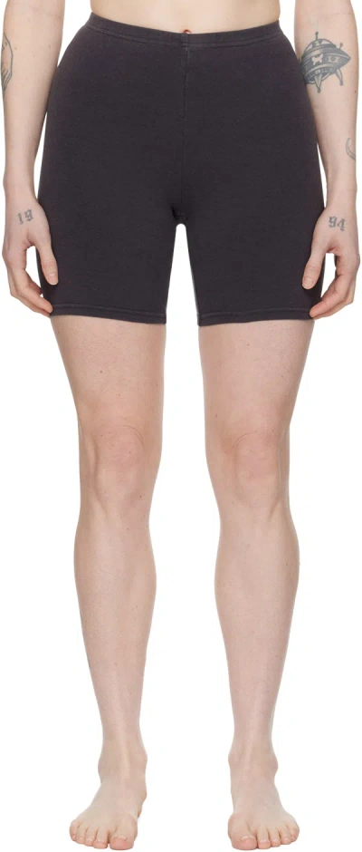 Skims Grey Outdoor Bike Shorts In Ash