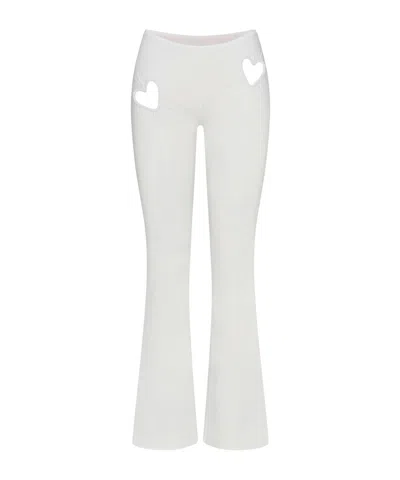 Skims Heart Flare Legging In Gray