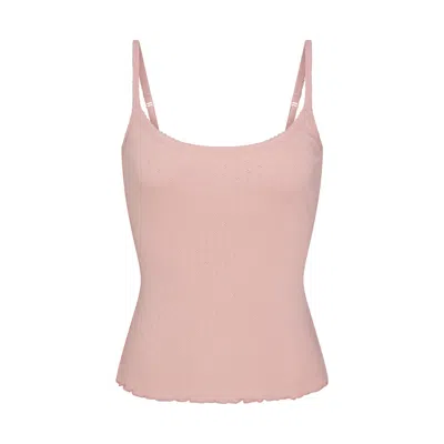 Skims Heavy Pointelle In Pink