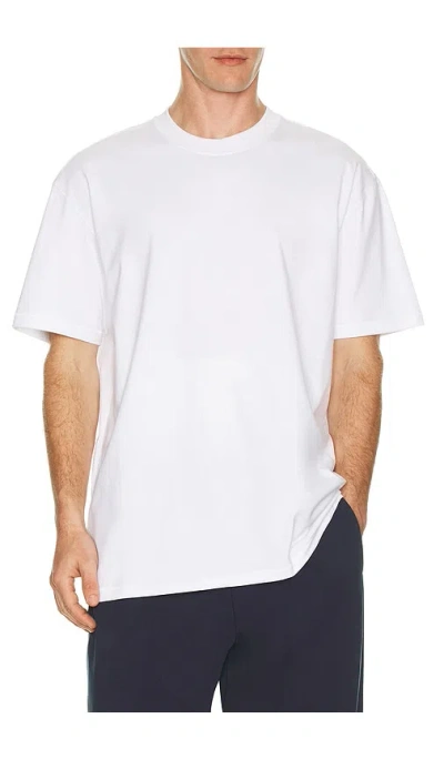 Skims Heavyweight Cotton T-shirt In White