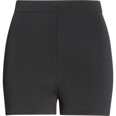 Skims High Waist Shorts In Black