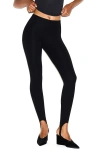 Skims High Waist Stirrup Leggings In Black
