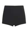 Skims High-waisted Shorts In Black