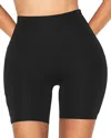 Skims Hip Enhancing Mid Thigh Padded Shorts In Black