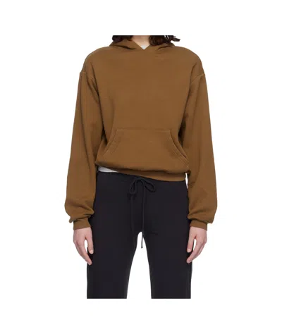 Skims Hoodie In Brown