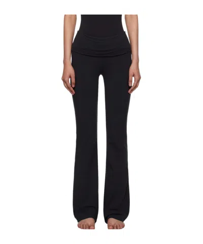 Skims Horn Casual Pants In Black