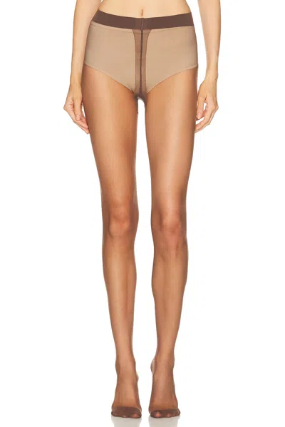 Skims Hosiery Sheer Tight In Brown