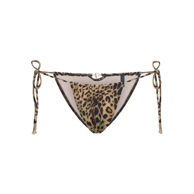 Skims Iconic Swim In Brown