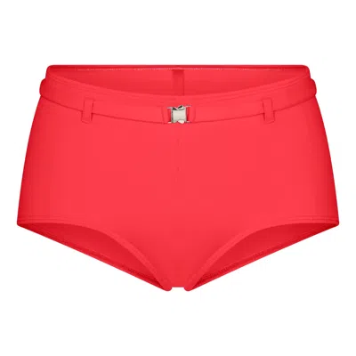 Skims Iconic Swim In Red