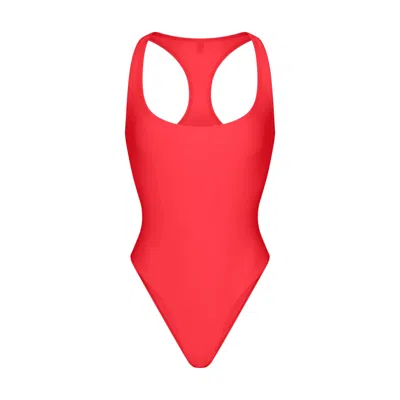 Skims Iconic Swim In Red