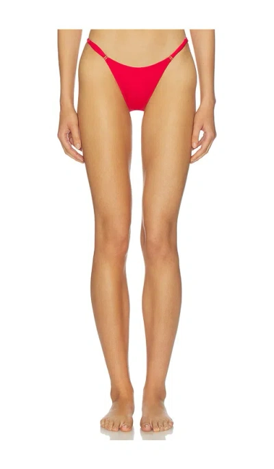 Skims Iconic Swim String Bikini Bottom In Animal Print