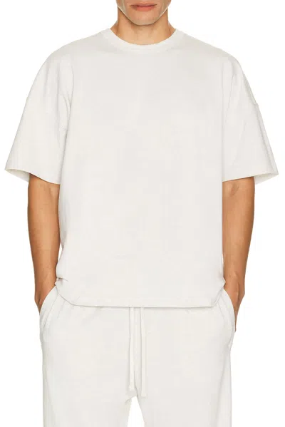 Skims Jersey Lounge Relaxed T-shirt In White