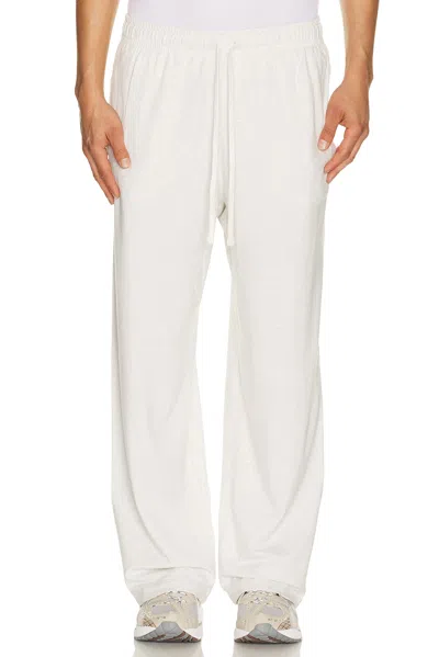 Skims Jersey Lounge Straight Pant In White
