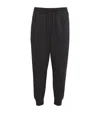 Skims Jersey Lounge Straight Sweatpants In Black