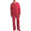 Skims Jersey Pajamas In Red