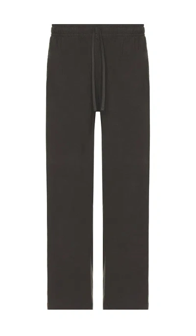 Skims Jersey Straight Pant In Ash