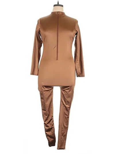 Skims Jumpsuit In Brown