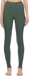 Skims Khaki Fits Everybody Leggings In Deep Sea