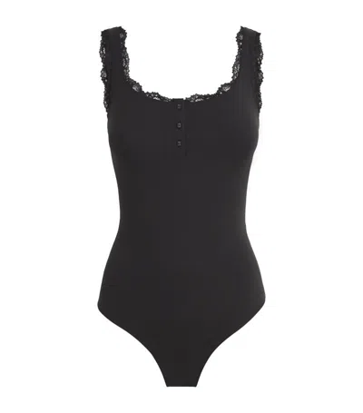 Skims Lace Fits Everybody Bodysuit In Black