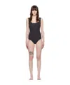 Skims Lace Jumpsuit In Nude