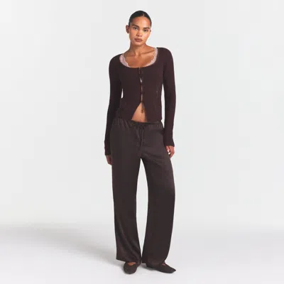 Skims Lace Knit In Brown